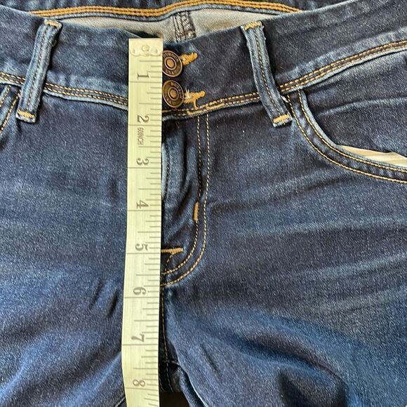 Hudson Denim Jeans Size 27 Low Rise Boot cut Raw Edge Dark Wash - Picture 11 of 12